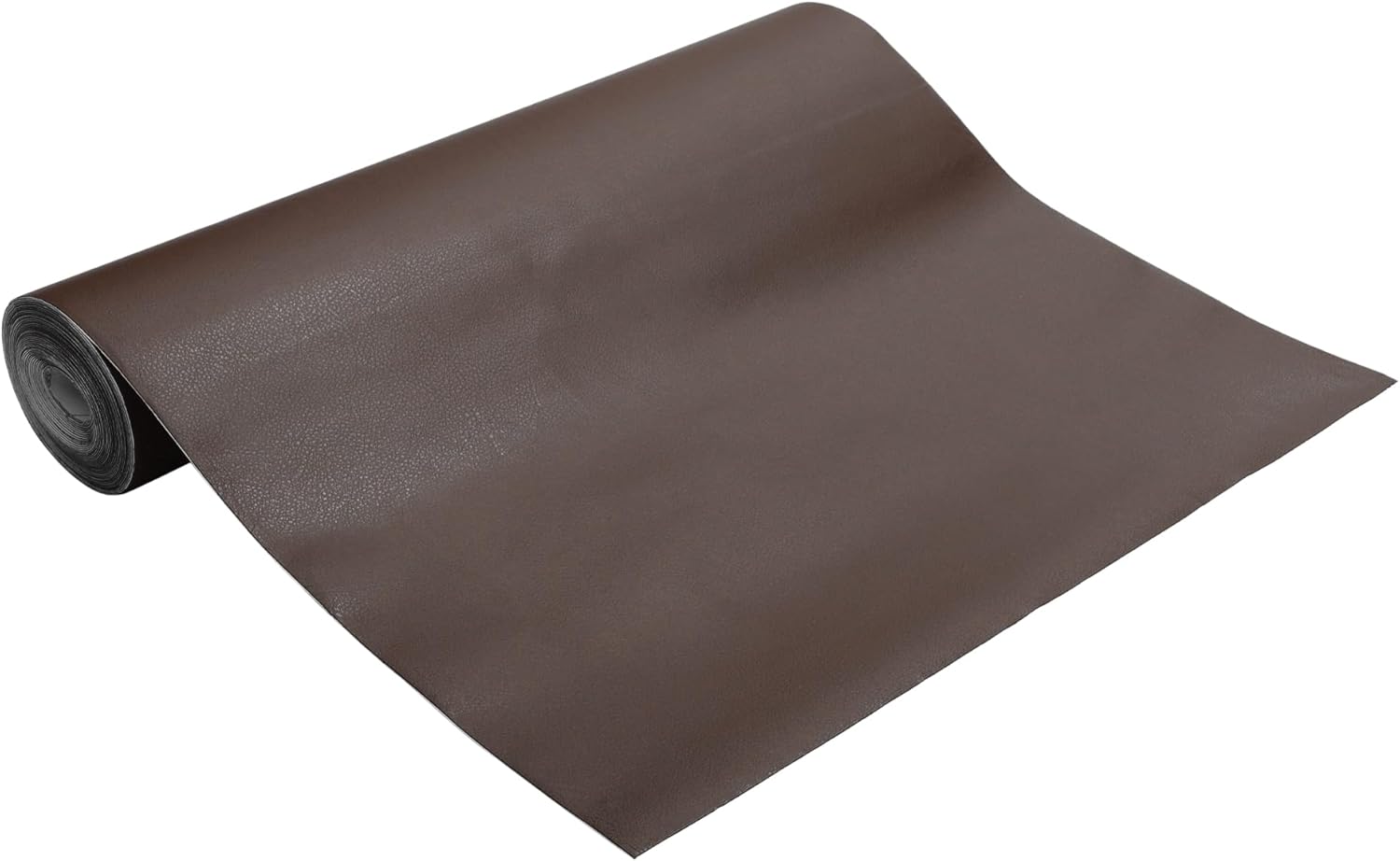 Self Adhesive Leather Repair Patch Strong Stickiness 17" x 316" Leather Repair Tape PVC Leather Dark Brown 1 Pcs