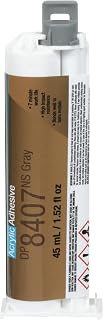 3M Scotch-Weld Metal Bonder Acrylic Adhesive DP8407NS, Gray, 45 mL Duo-Pak, 1 Each