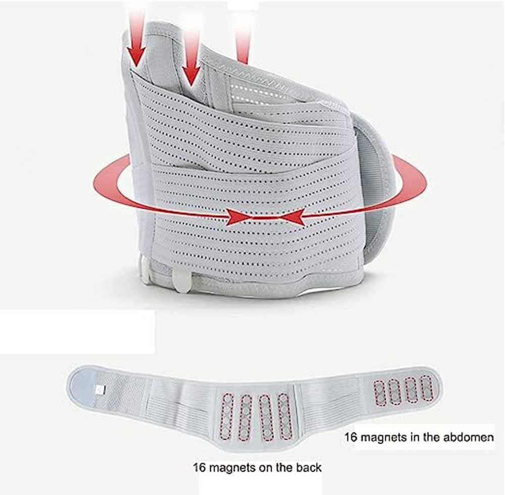 TTDGYYXW Soporte de compresión para lumbares, Cintura y Caderas, cinturón de Soporte para el nervio ciático, Alivio del Dolor Lumbar, Hombres y Mujeres Hermosos