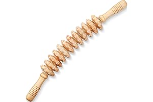 Curved Wooden Massage Tool: Sculpt Your Body, Drain Lymph, and Reduce Cellulite