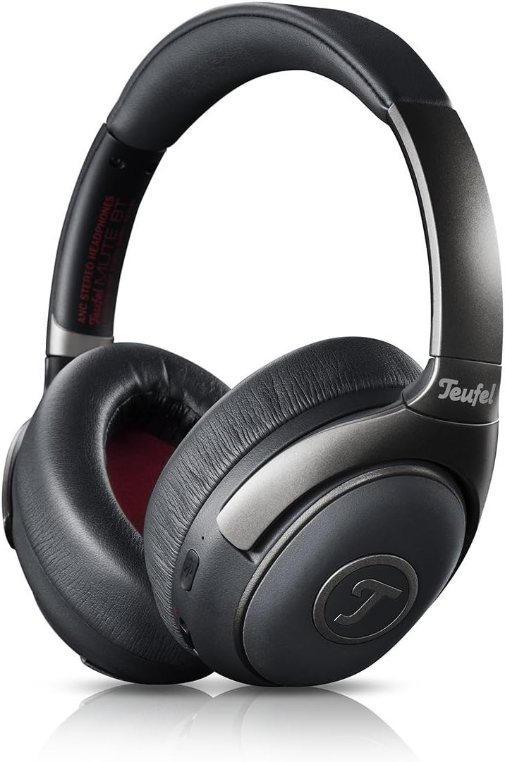 Teufel Mute BT over-ear headphones, Android Apple iOS bluetooth on-ear, aptX real-time adaptive noise cancelling
