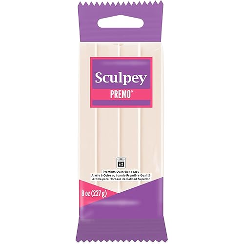 Polyform Sculpey Premo Polymer Oven-Bake Clay, Translucent, 8 oz bar