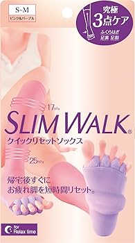 Amazon.co.jp: スリムウォーク 着圧ソックス クイックリセット