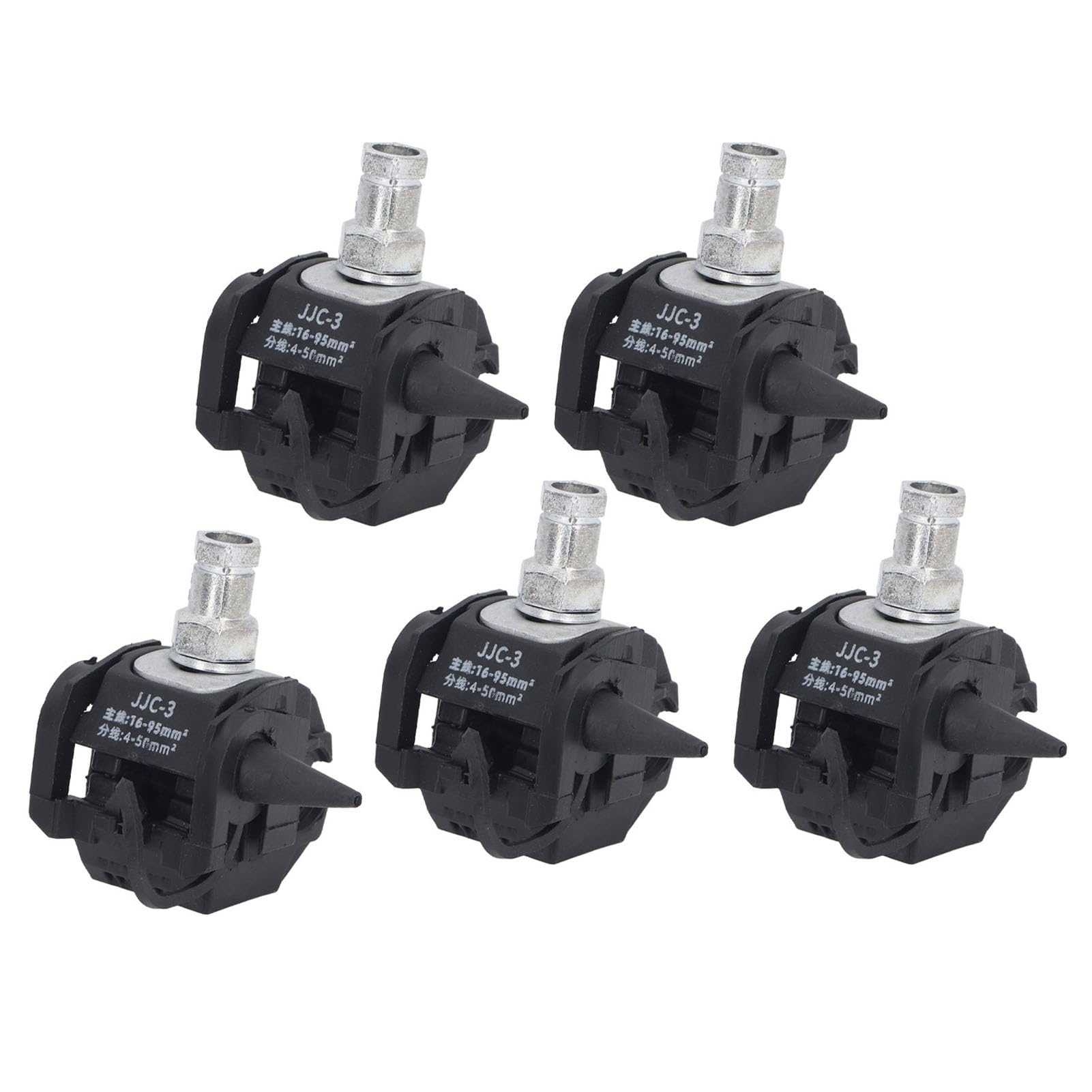 Connecteur de Perçage d'Isolation 5 Pièces 3 Conducteurs sans Dénudage pour Câble Haute Tension 1KV Professionnel
