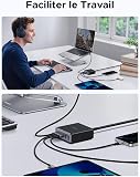 UGREEN Zapix 100W 6 Ports Chargeur USB C Rapide Station de Charge Bureau GaN Tech 65W Compatible avec iPhone 17 Pro Max Air 16 15 14 13 12 iPad MacBook Pro Air Neo M5 M4 M3 M2 M1 Galaxy S26 S25 S24 - 6