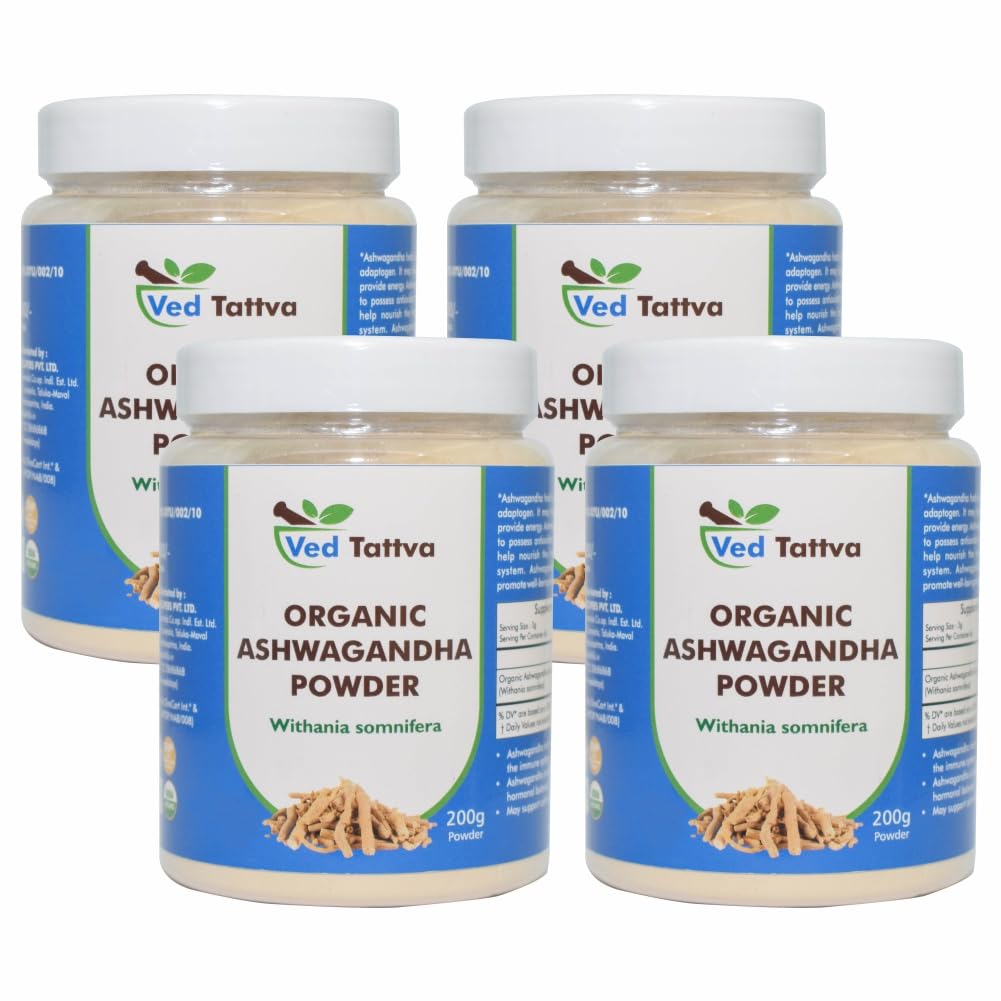 Ved Tattva Organic Ashwagandha Powder (Powder, 200 gm (Pack of 4)) (B0BPHWYDFL) Amazon Price History, Amazon Price Tracker