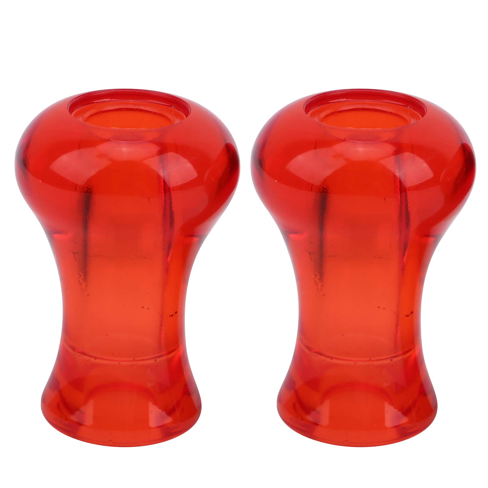 Bouton de poignée de Moulinet de pêche, Paquet de 2 Boutons de Remplacement en Plastique Rouge avec Outils pour moulinets à Profil Bas et rotatifs, Accessoires de Mise à ni