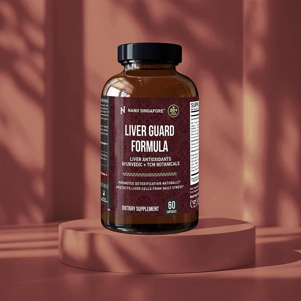 Nano Singapore Liver Guard Formula - Liver Health Support, Healthy Digestion, Aids Liver Cleansing & Detoxification 60 Capsules - Image 2