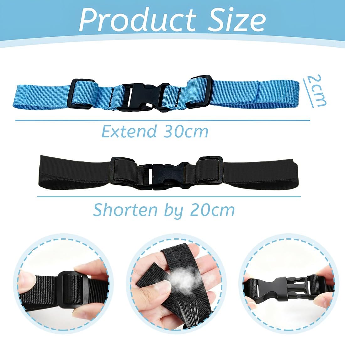 3 Pezzi Cinghia Toracica Zaino, Spallacci dello zaino, Cinghia Toracica Regolabile con Fibbia, Adjustable Backpack Straps, Cinturino Sterno Regolabile Cinturino Antiscivolo Resistente, Jogging