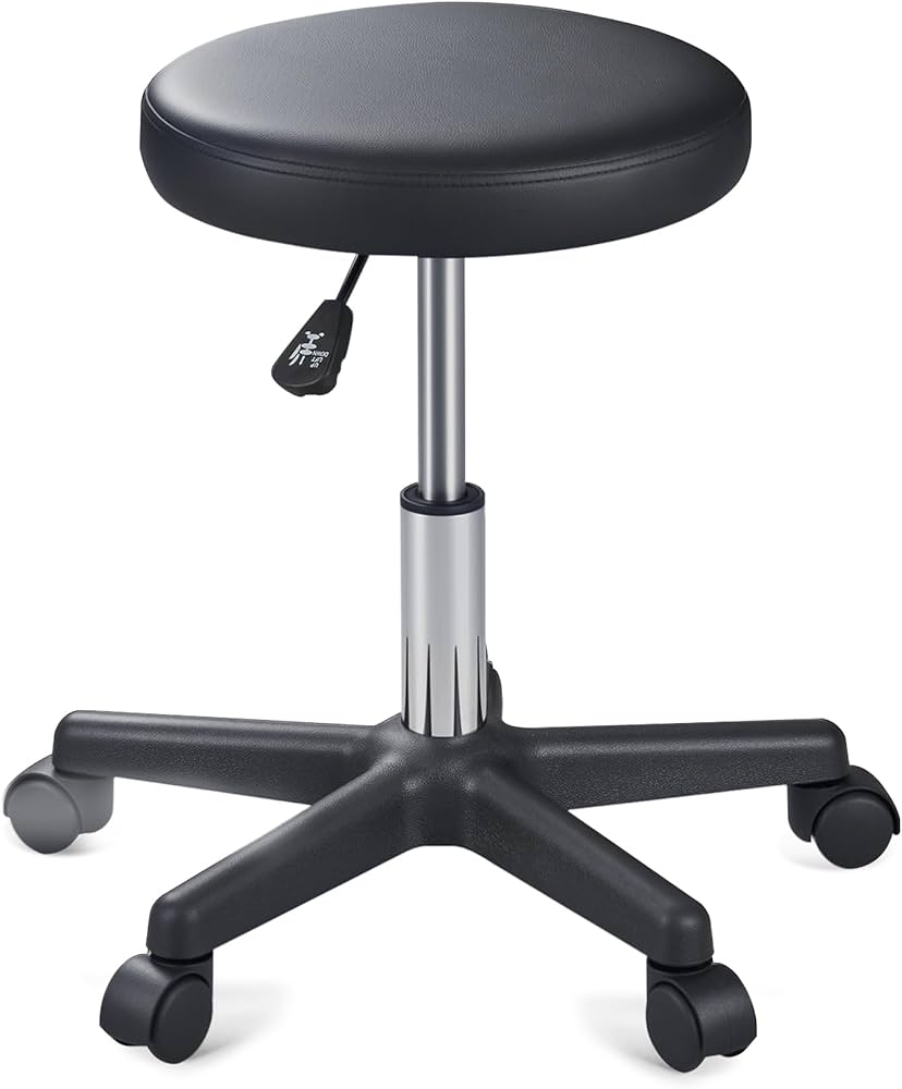 Amazon.co.jp: VECELO キャスター付き椅子 座面高さ40〜52cm 幅33×奥行