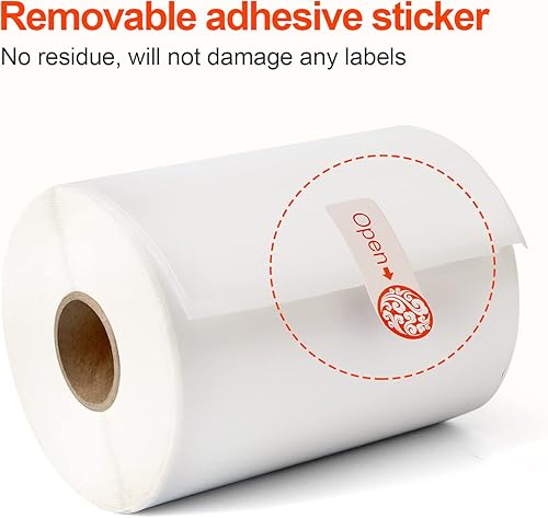 Miniatura 5 de Etiquetas de envío de 4 x 6 pulgadas compatibles con Dymo Labelwriter 4XL 1744907,1755120, etiquetas térmicas de franqueo (4 rollos, 880 etiquetas)