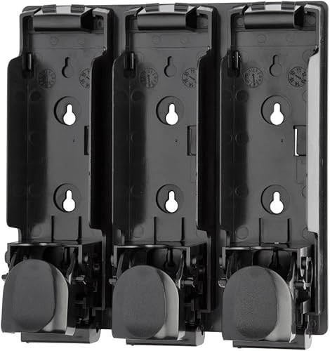 Miniatura 3 de Trio 1130S-3+R - Dispensadores de ducha de champú para montaje en pared con botellas recargables de 3 x 11.8 fl oz, plata, 1130S-3+R