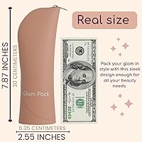 Vista 4 de Soporte para brochas de maquillaje de silicona, organizador de brochas de maquillaje, bolsa de brochas de maquillaje de viaje, estuche para brochas