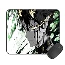 Kirmada Printed Design Mouse Pad Black Yuno (200MM X 240 X 3MM) Enhance Gaming and Work Performance Comfortable and Precise Non-Slip Water Proof Black Clover Mouse Pad. gallery image