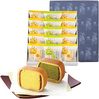 Bunmeido Castella Castella Rolls, 15 Pieces, Individually Wrapped, Present, Japanese Sweets, Assorted, Gift, Candy, Popular, Souvenir, Iron, Carrying Bag Included, Sweets, Baked Goods, Retirement, Return, Thank You, Mothers Day