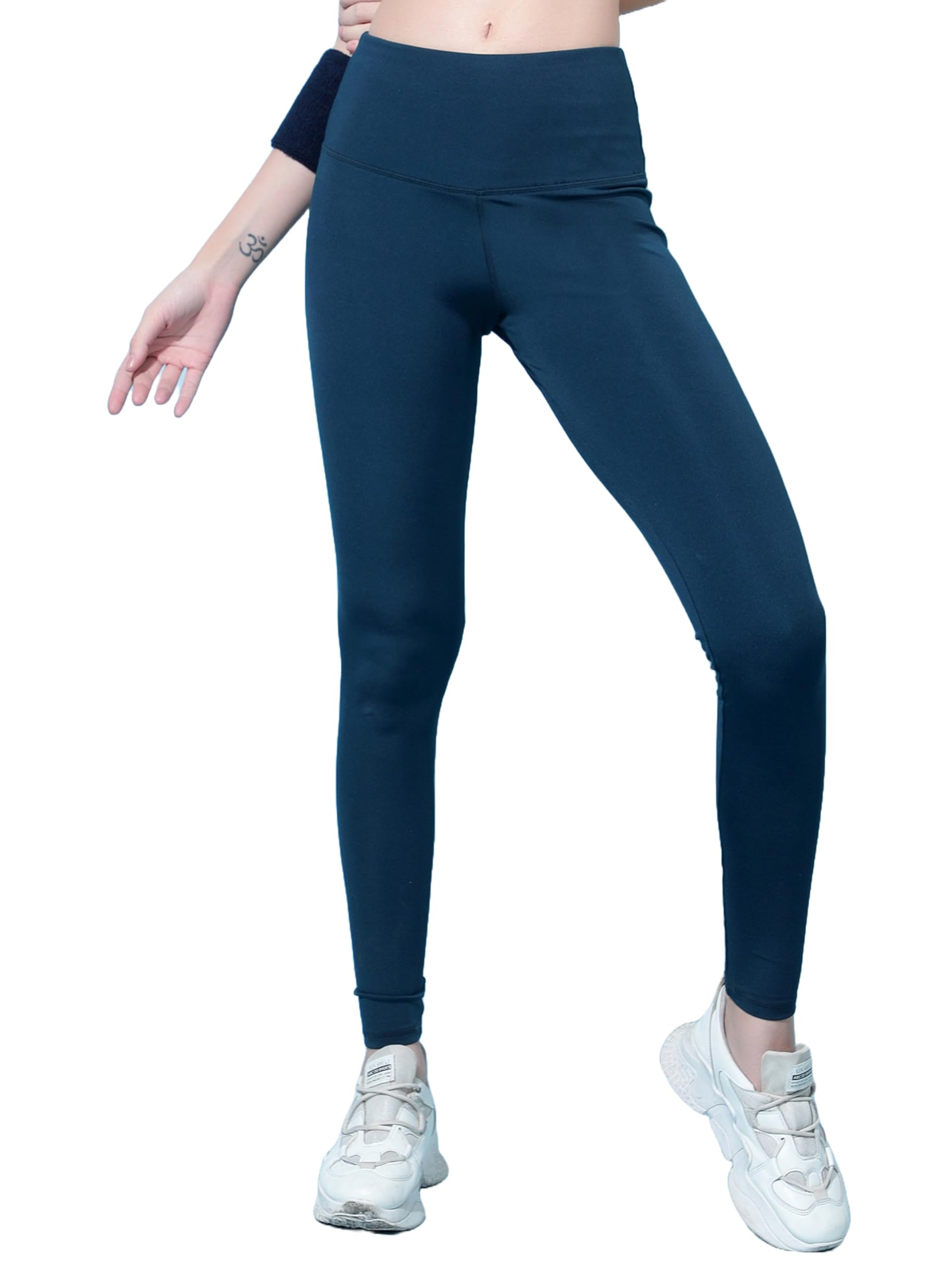 cosvos Active Wear Tights, Leggings for Women | Squat Proof | Buttery Soft Fabric | Non-Transparent | Ankle Length | Zipper Pocket-picture-17