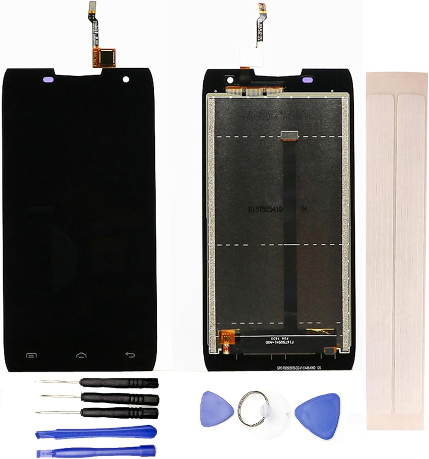 LCD Display & Replacement Touch Screen Digitizer Assembly with Free Tools for Doo-gee T5 Black