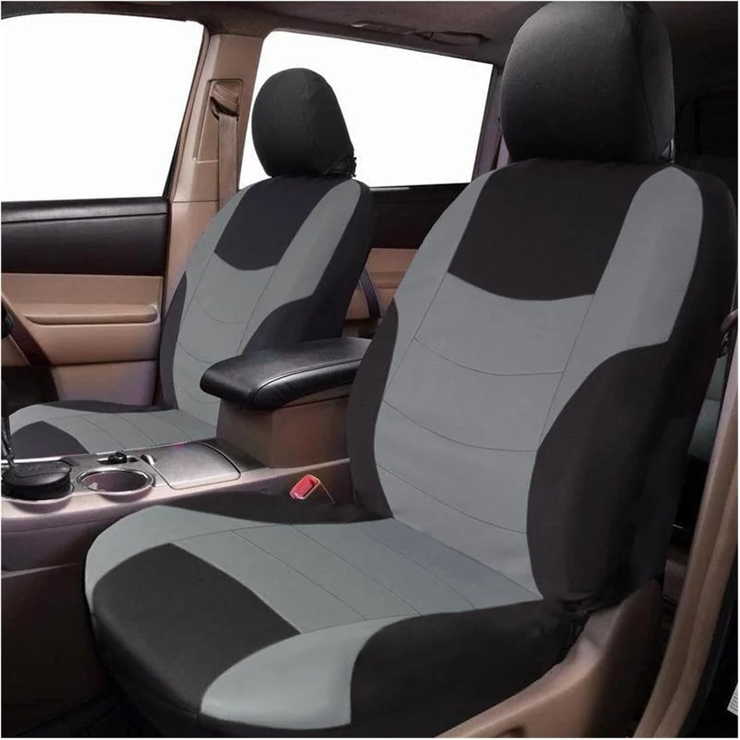 Vehicle Driver Lumbar Cushion Automotive Universal Interior Spare Parts Accessories Covers Car Seats Decorating Lining(Beige)