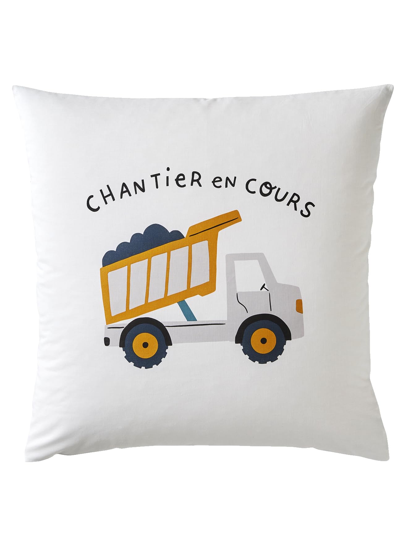 VERTBAUDET Parure Enfant Magicouette Quel Chantier ! Coton Blanc imprimé 140X200