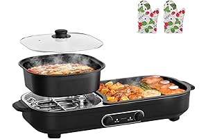 Korean BBQ Grill with Hot Pot Electric