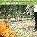 Heavy Duty Propane Weed Burner Torch, Self-Igniting Flame Thrower with Rubber Grip for Garden Weeding, BBQ Lighting, Driveway & Snow Clearing(Fuel Cylinder Not Included)