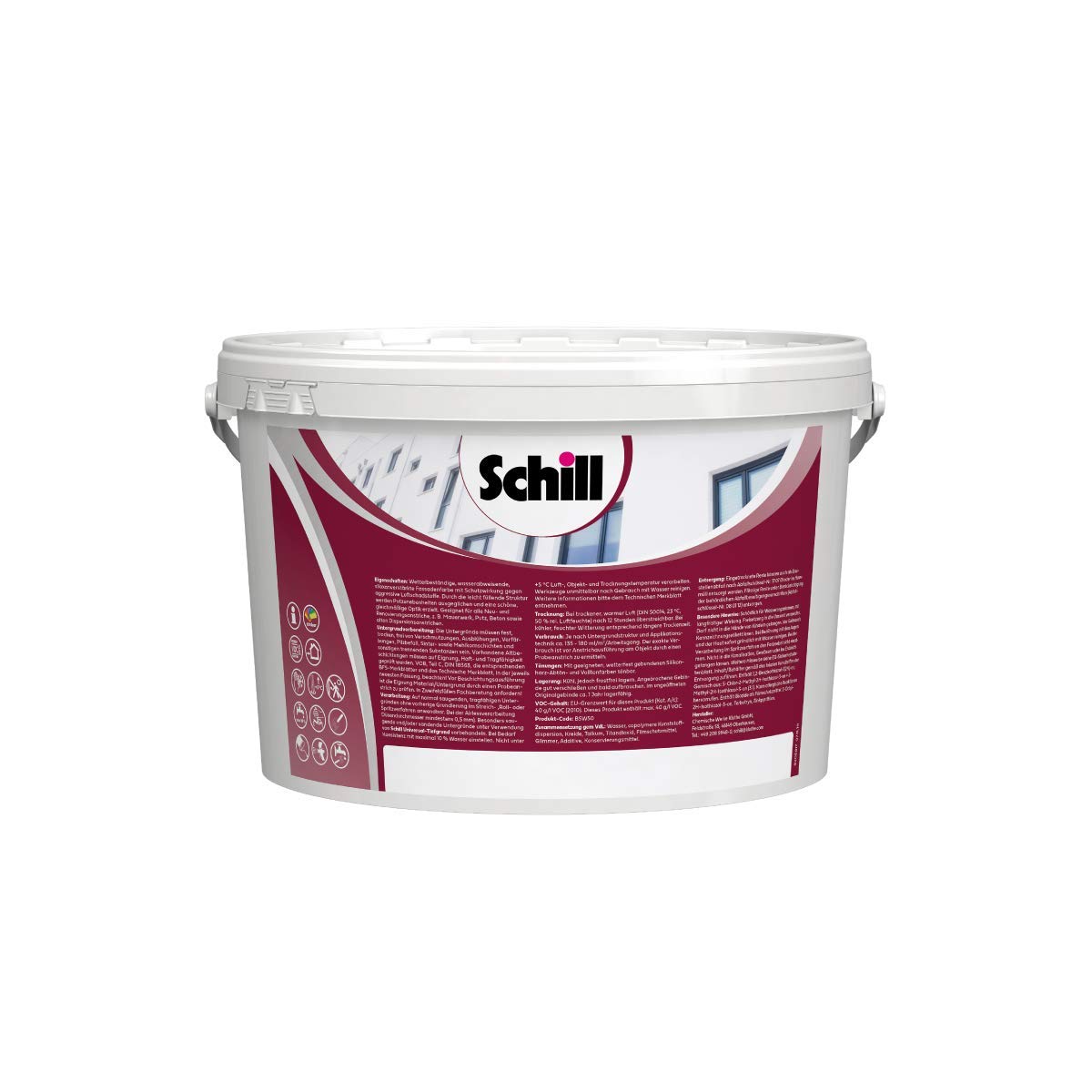 Schill Silikon Fassadenfarbe 5 Liter