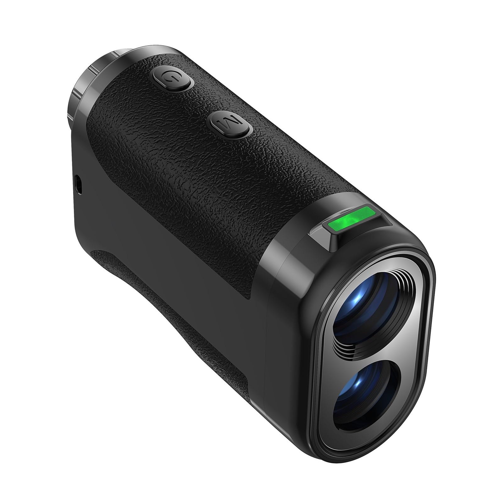 medidor de Distancia láser, Medidor De Distancia Láser, Telémetro Golf Recargable con Carga USB 1000M Y 1200m Medida Encendido/Apagado Pendiente, Área Volumen