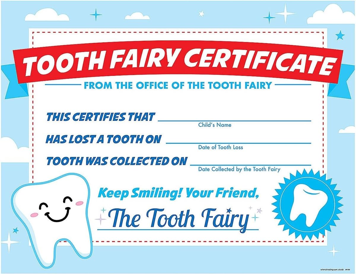 amazon-com-happy-deals-tooth-fairy-certificates-11-inch-12-pack-lost-tooth-dental-novelty-stationery-party-office-products for Free Printable Lost First Tooth Certificate Amazon.com: HAPPY DEALS ~ Tooth Fairy Certificates | 11 Inch | 12 Pack - Lost Tooth Dental Novelty Stationery Party : Office Products for Free Printable Lost First Tooth Certificate