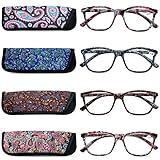 einzelne bestandteile einer brille Design: Spezielle Blumenrahmen mit Volk Stil weich Brillentasche.Schönund effektiv schützen Sie Ihre Brille.