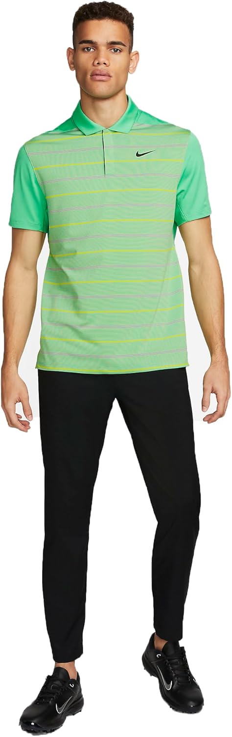 Nike Dri-FIT Tiger Woods Men's Striped Golf Polo