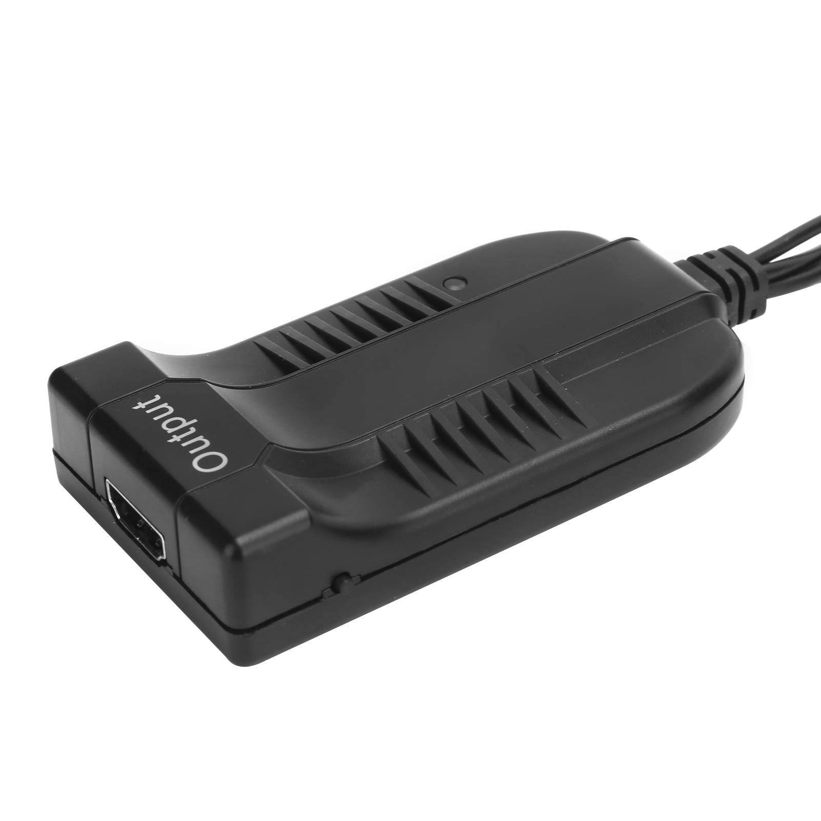 S-Video to Hdmi Converter Video Converter S Video su Hdmi 3 Composite Adattatore con connettore maschio 1080P, Hdmi Adattatore Svideo Hdmi Cavo per HDTV DVD VHS VCR