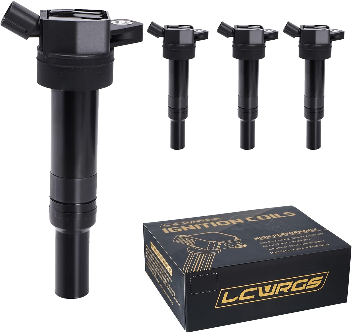 LCWRGS Set of 4 Ignition Coils Fits for 2011 2012 2013 2015 2015 2016