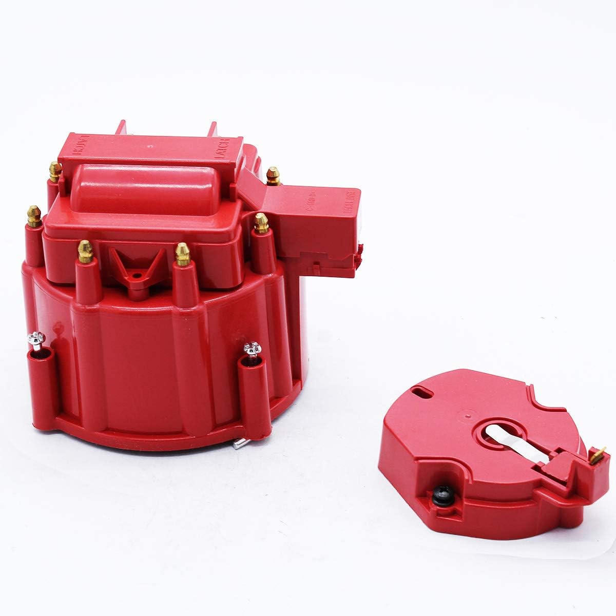Performance Red Male HEI Distributor Cap & Rotor Replacement Kits Fits for SBC BBC 305 350 454