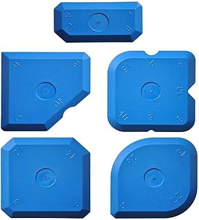 5pcs Silicone Caulking Tools Set Kit Sealant Finishing Tool Grout Scraper for Kitchen Bathroom Floor Window Sealant Sealing Sink Joint, Reuse and Replace