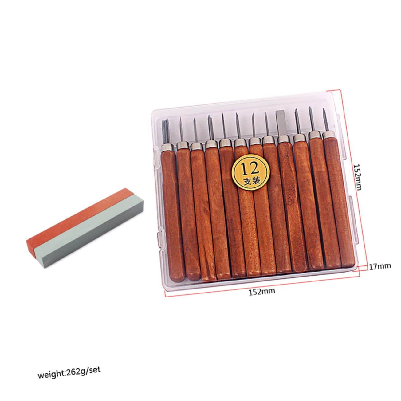 Mikinona Set Di 12 Strumenti Per La Riparazione Di Chitarre Pietre Abrasive Per La Manutenzione Di Chitarre Acustiche Accessori Artigianali