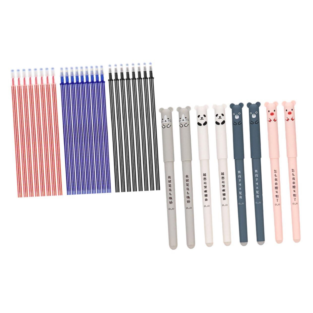 5 Sätze löschbarer Kugelschreiber Stifte Schule Punkt Radiergummis Markierungen gel ink pen büroartikel pens erasable pen ballpoint pen Schreibstift löschbarer Stift Plastik