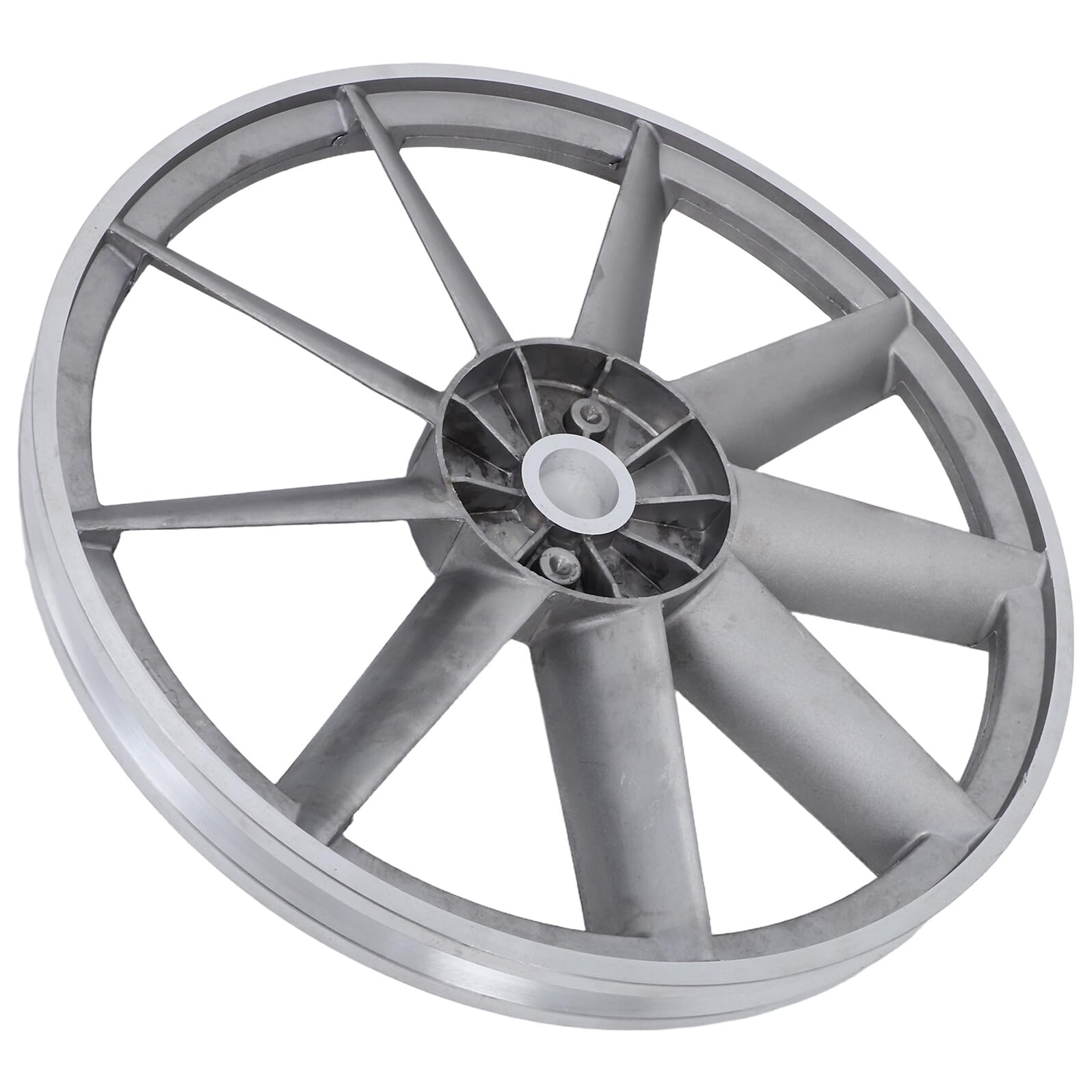 Gatuida Poulie en Aluminium 350B pour Compresseur d'Air – Roue d'Entraînement par Courroie Résistante à la Corrosion – Pièce de Rechange pour Pompe à Air Industrielle – Vibrations et