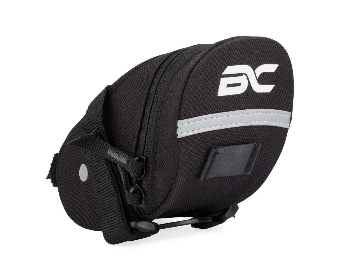 BC Bicycle Company Bicycle Saddle Bag Small Under Seat Pack for Road and MTB Bikes - Holds All Your Essential Cycling Accessories