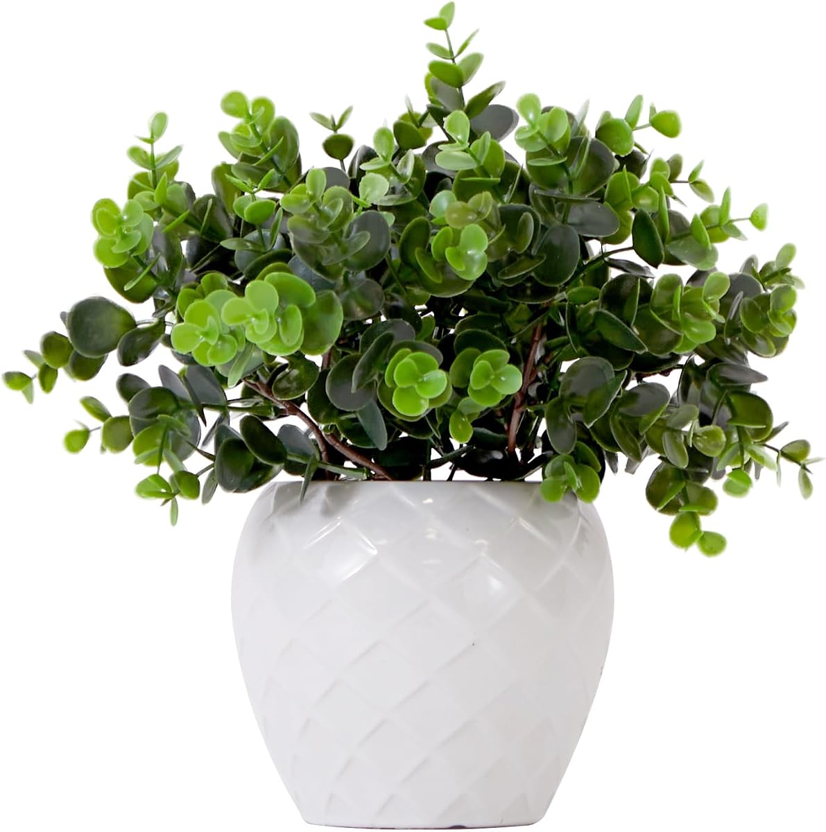 Nearly Natural 11in. Artificial Boxwood Plant with Decorative Planter