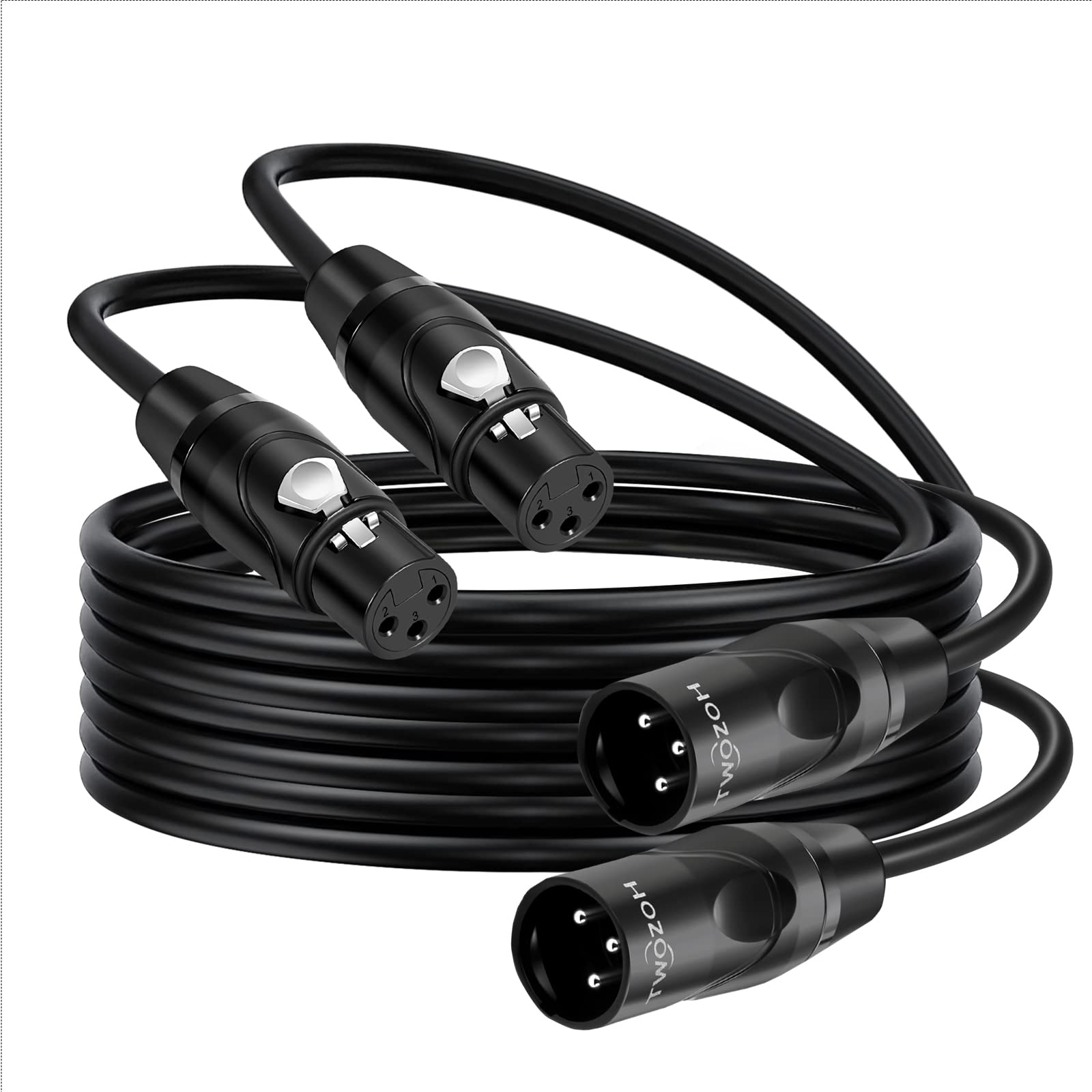Câble Symétrique 3 Broches 2m Câble Microphone XLR Mâle-femelle 2m - Câble Symétrique Professionnel Pour Table Mixage Câble Audio Professionnel 2m