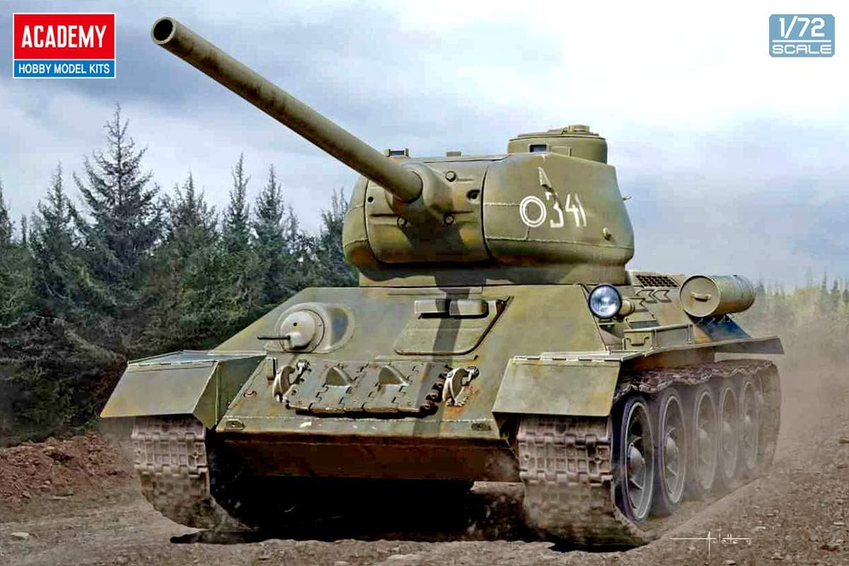 Academy 13421 1/72 Soviet Army T-34-85 Medium Tank Plastic Model