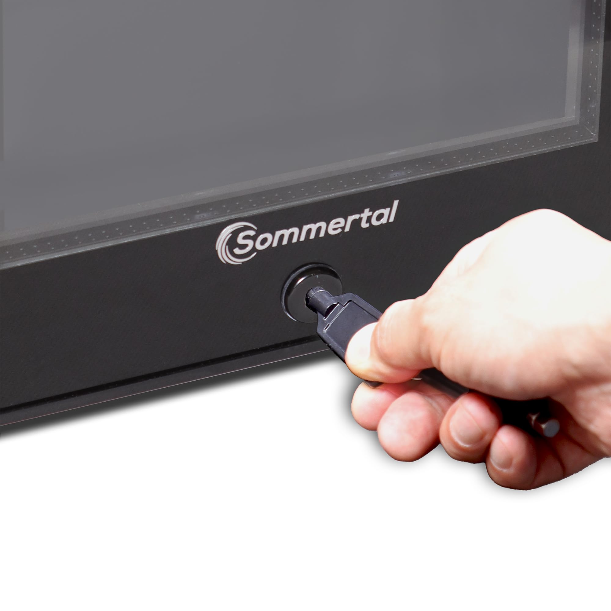 Sommertal Frigorifero per vino con porta in vetro WK50 – 15 bottiglie, regolabile 5–20°C, bloccabile, illuminazione a LED, porta in vetro, touchscreen, 4 ripiani in legno, silenzioso e a risparmio