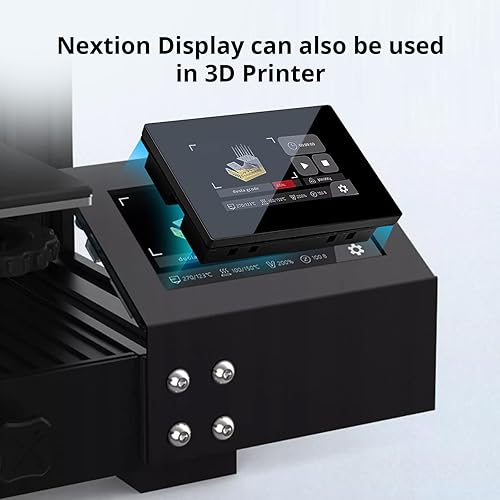 Miniatura 4 de Nextion Pantalla HMI inteligente de 7.0  NX8048P070-011C-Y Pantalla táctil LCD-TFT capacitiva 800 * 480 con gabinete, Nextion Display Soporte Video