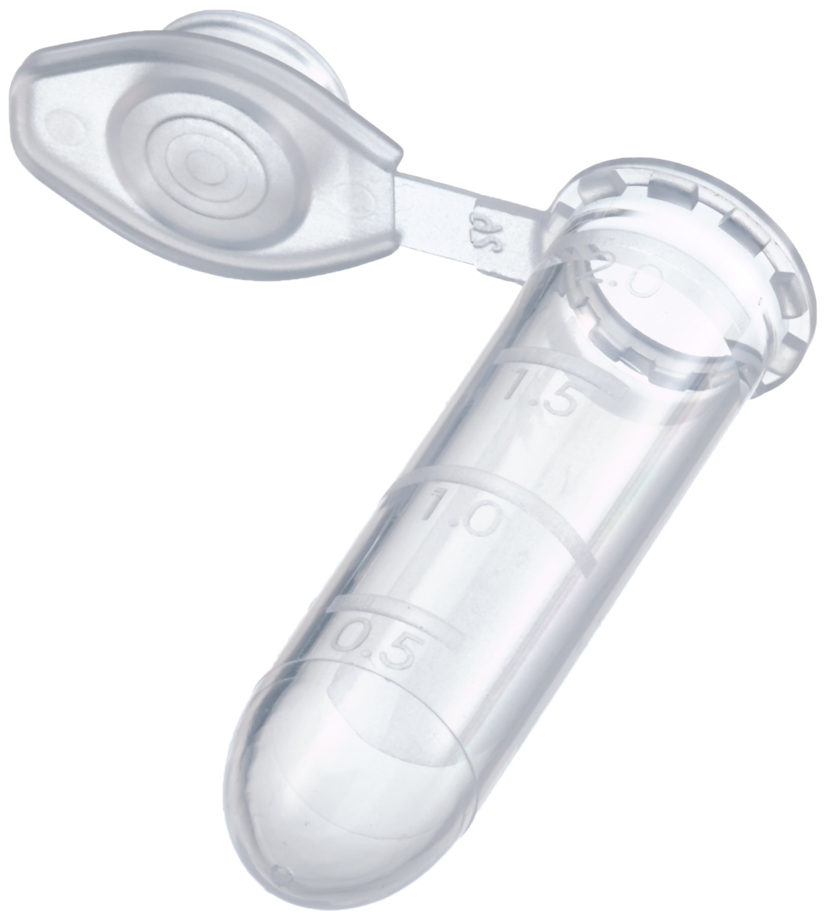 neoLab E-1027 Vasi reattivi con coperchio, 2,0 mL, trasparente (pacco da 500)