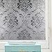 Produktbild HXSS Leuchtmittel Statische Aufladung Damaskus Muster Dekorativ Glas Selbstklebend Aufkleber Fensterfolie 45cm von 2m