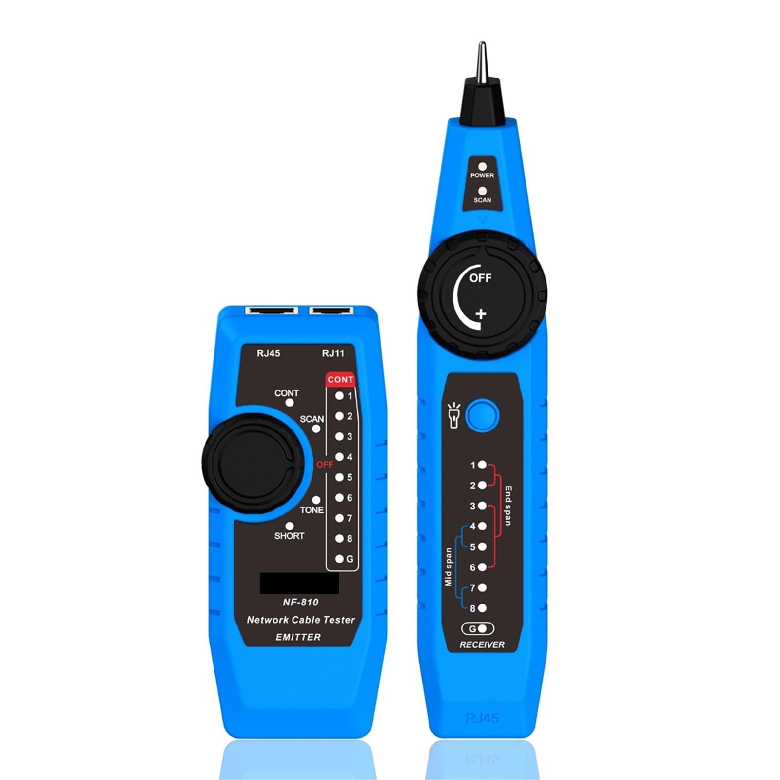 Traceur de câble LAN testeur de câbles réseau RJ45 RJ11 Cat5 Cat6 outil diagnostic téléphonique