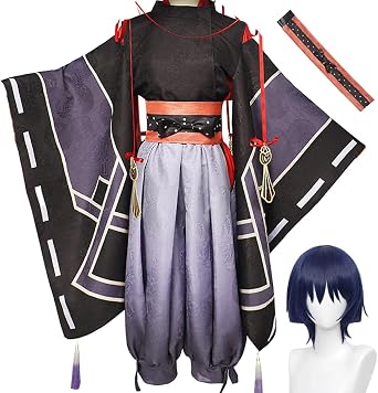 Men Costume Outfit Uniform Kimono Halloween