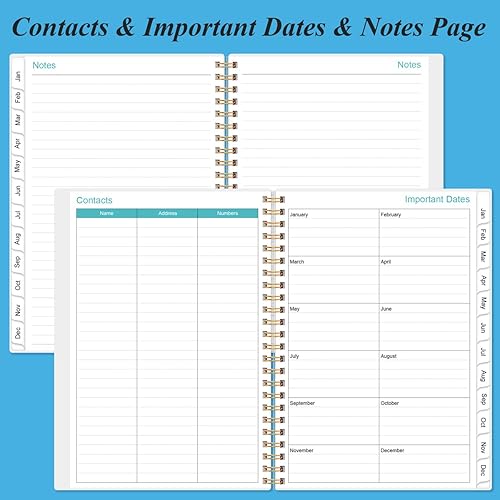 Miniatura 6 de Agenda y agenda de citas 2024  Agenda diaria por hora 2024 de enero de 2024 a diciembre de 2024, libro de citas semanal con intervalo de 30 minutos,