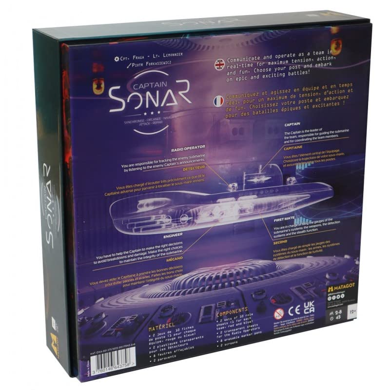 Captain Sonar — la boite du jeu