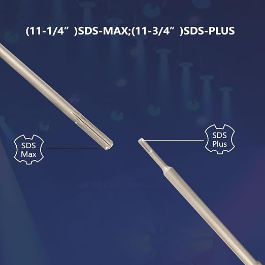 Kit de 10 brocas para concreto con vástago SDS Plus miniatura 7